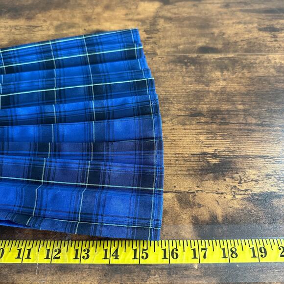 Wild Fable Plaid Pleated Mini Skirt XS Blue Black Preppy Schoolgirl Academia Y2K - Picture 4 of 7